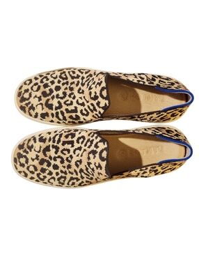 Rothy's The Original The Sneaker In Camo Cat Slip On Cheetah Print Shoe Size 9.5